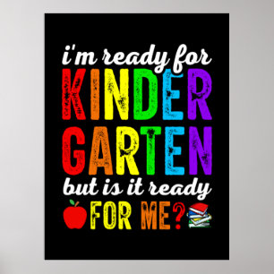 Poster Les Enseignants Sont Prêts Pour La Maternelle