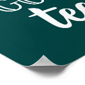 Poster Les enseignants vont enseigner (Coin)