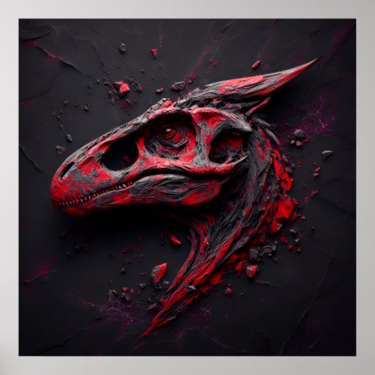 Poster Les Eons dans le charbon de bois Crimson - Le géni (Devant)