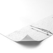 Poster Les épines restent en noir et blanc (Coin)