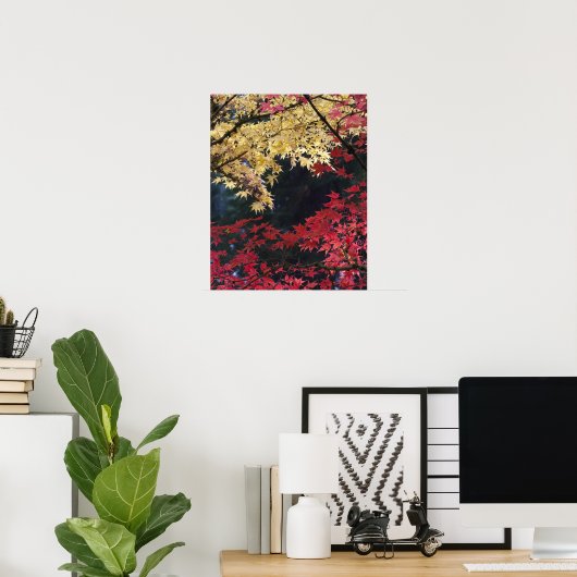 Poster Les érables en automne (Bureau à domicile)