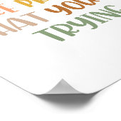 Poster Les erreurs de Boho sont la preuve que vous essaye (Coin)