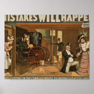 Poster Les erreurs se produiront