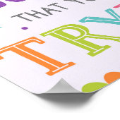 Poster Les Erreurs Sont La Preuve Que Vous Essayez De Mot (Coin)