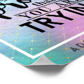 Poster Les Erreurs Sont La Preuve Que Vous Essayez - Moti (Coin)