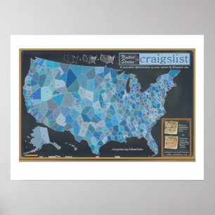 Poster Les Etats-Unis de Craigslist