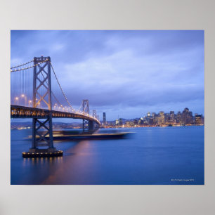Poster Les Etats-Unis, San Francisco, horizon de ville