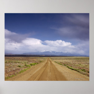 Poster Les Etats-Unis, Utah, paysage de croisement de