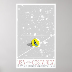 Poster Les Etats-Unis v Costa Rica