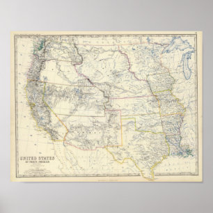 Poster Les Etats-Unis W