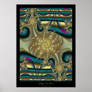 Poster Les étoiles de la mer d'or