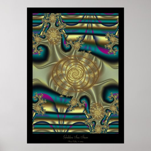 Poster Les étoiles de la mer d'or (Devant)