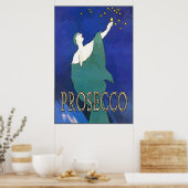 Poster Les Étoiles De Verre Vin De Prosecco (Cuisine)