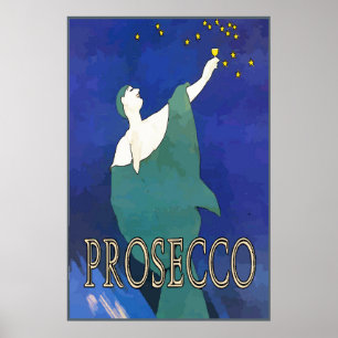 Poster Les Étoiles De Verre Vin De Prosecco