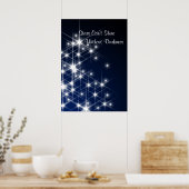 Poster Les étoiles ne peuvent briller sans l'obscurité (Cuisine)