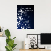 Poster Les étoiles ne peuvent briller sans l'obscurité (Bureau à domicile)