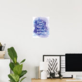 Poster Les étoiles ne peuvent briller sans l'obscurité in (Bureau à domicile)