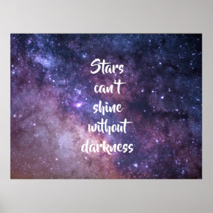 Poster Les étoiles ne peuvent pas briller sans