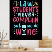 Poster Les étudiants en droit ne se plaignent jamais (Cuisine)