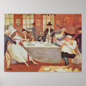 Poster Les expériences de Benjamin Franklin en électricit (Devant)