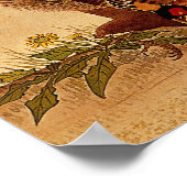 Poster Les faisans sous les glycines_L'Orient (Coin)