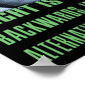 Poster Les faits alternatifs sont la vérité - anti-présid (Coin)