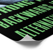 Poster Les faits alternatifs sont la vérité - anti-présid (Coin)