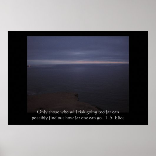 Poster Les Falaises (Devant)