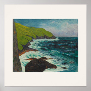 Poster Les Falaises de Beg-ar-Fry par Maufra - Art côtier