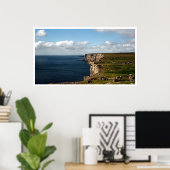 Poster Les falaises de Dun Aengus (Bureau à domicile)