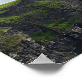 Poster Les falaises de Moher en Irlande (Coin)