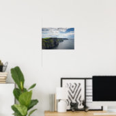 Poster Les falaises de Moher en Irlande (Bureau à domicile)
