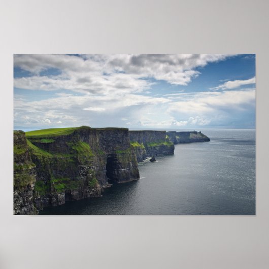 Poster Les falaises de Moher en Irlande (Devant)