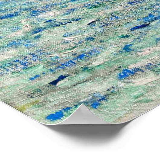 Poster Les falaises de Monet à Étretat (Coin)