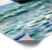 Poster Les falaises d'Étretat (Coin)