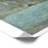 Poster Les falaises d'Etretat, 1890 (huile sur toile) (Coin)