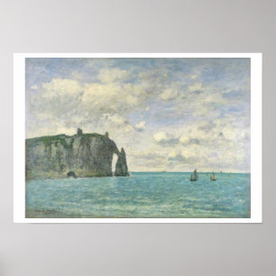 Poster Les falaises d'Etretat, 1890 (huile sur toile)