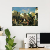 Poster Les fanatiques de Tanger, 1838 (Bureau à domicile)