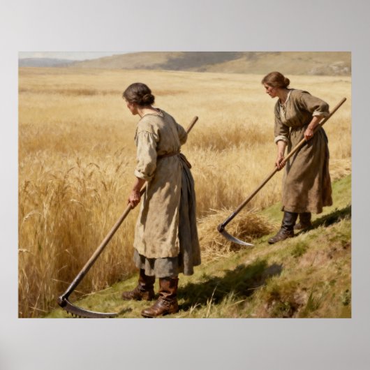 Poster Les Faneurs (Devant)