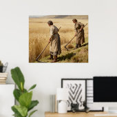 Poster Les Faneurs (Bureau à domicile)