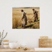 Poster Les Faneurs (Cuisine)