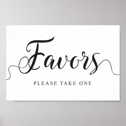 Poster Les Faveurs De Mariage Signe. Cadeau gratuit pour  (Devant)