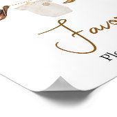 Poster Les faveurs du Baby shower Cowboy (Coin)