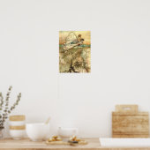 Poster Les fées en vol d'Arthur Rackham (Cuisine)