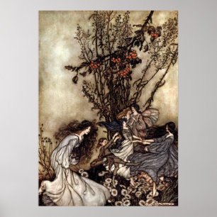 Poster Les fées ne disent jamais 'Nous nous sentons heure