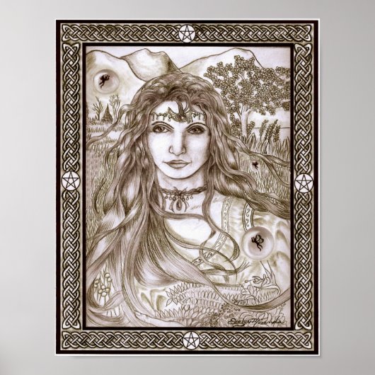 Poster Les fées sont la vraie déesse Mère Terre (Devant)