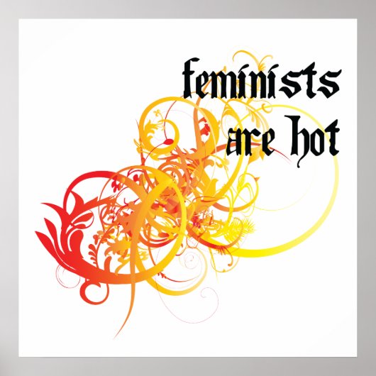Poster Les féministes sont sexy (Devant)