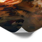 Poster Les Femmes Abstraites Face À De Belles Femmes (Coin)