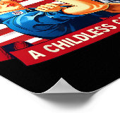 Poster Les femmes au chat votent Kamala (Coin)