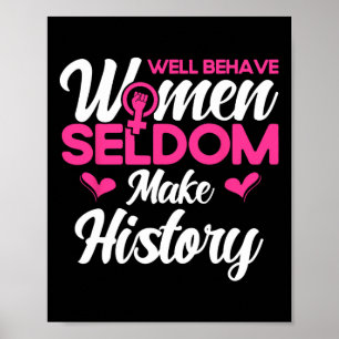 Poster Les femmes bien conduites font rarement l'histoire